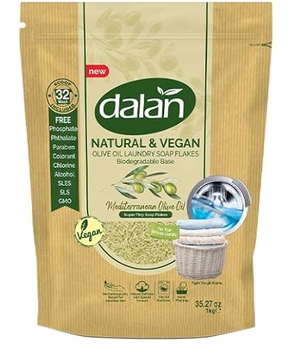 Dalan Olive Oil Laundry Soap Flakes 1kg Beauty & Personal Care Raykush Art