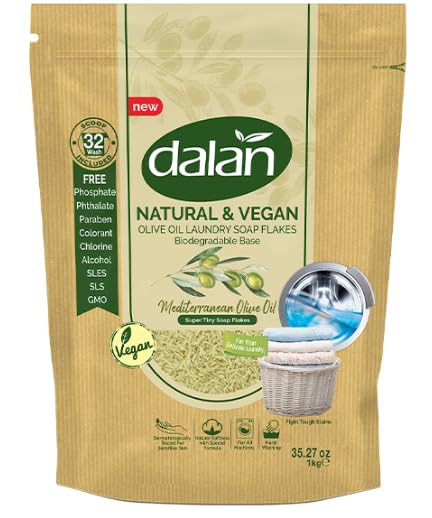 Dalan Olive Oil Laundry Soap Flakes 1kg Beauty & Personal Care Raykush Art