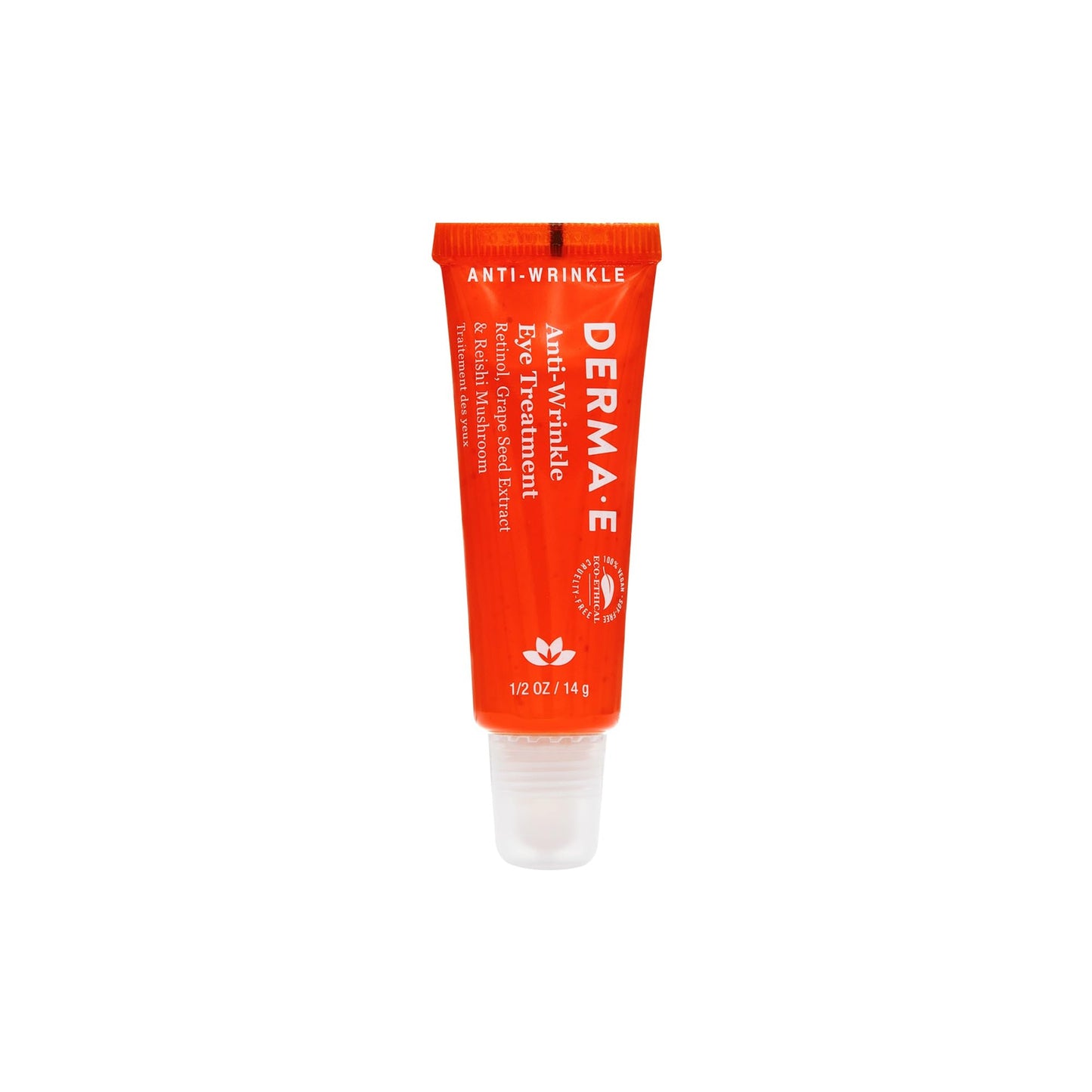 Derma E Anti-Wrinkle Eye Treatment - Anti-Aging Cream with Retinol, Grape Seed Extract and Reishi Mushroom - Hydrating Serum for Under Eye Beauty & Personal Care Derma E