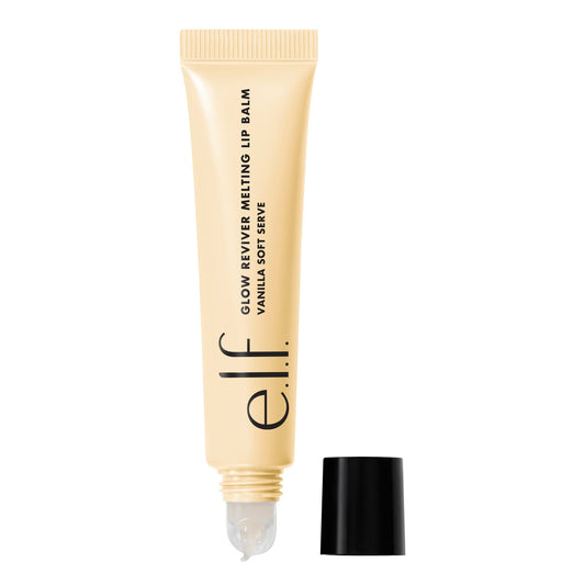 e.l.f. Glow Reviver Melting Lip Balm, Hydrating Tinted Lip Balm For A Glossy Finish & Soft, Supple Lips, Vegan , Vanilla Soft Serve Beauty & Personal Care e.l.f.