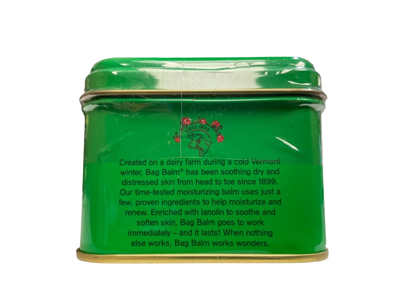 Bag Balm Vermont's Original Moisturizing for Dry Skin, Chapped Lips, Cracked Heels, Dog Paw Pads + More. 118 ml (4 oz) Tin (2) Beauty and Personal Care Bag Balm