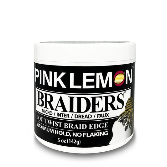 PINK LEMON Braiding Gel (5 oz) - Maximum Hold, No Flaking, Long Lasting Hold, High Shine. For Micro, Inter, Dread, Faux, Loc, Twist, Braid, Edge. Beauty & Personal Care PINK LEMON