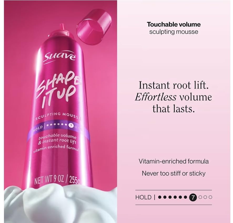 Suave Extra Hold Shaping Mousse, 9 oz, 2 Pk Beauty & Personal Care Fenny World Store
