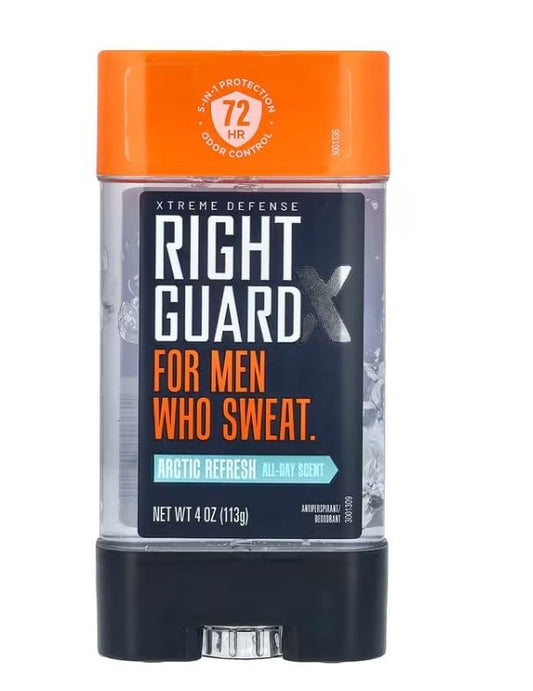 Right Guard Total Defense 5 Power Gel, Antiperspirant and Deodorant, Artic Refresh 4 Ounce (Pack of 3) Beauty and Personal Care Right Guard