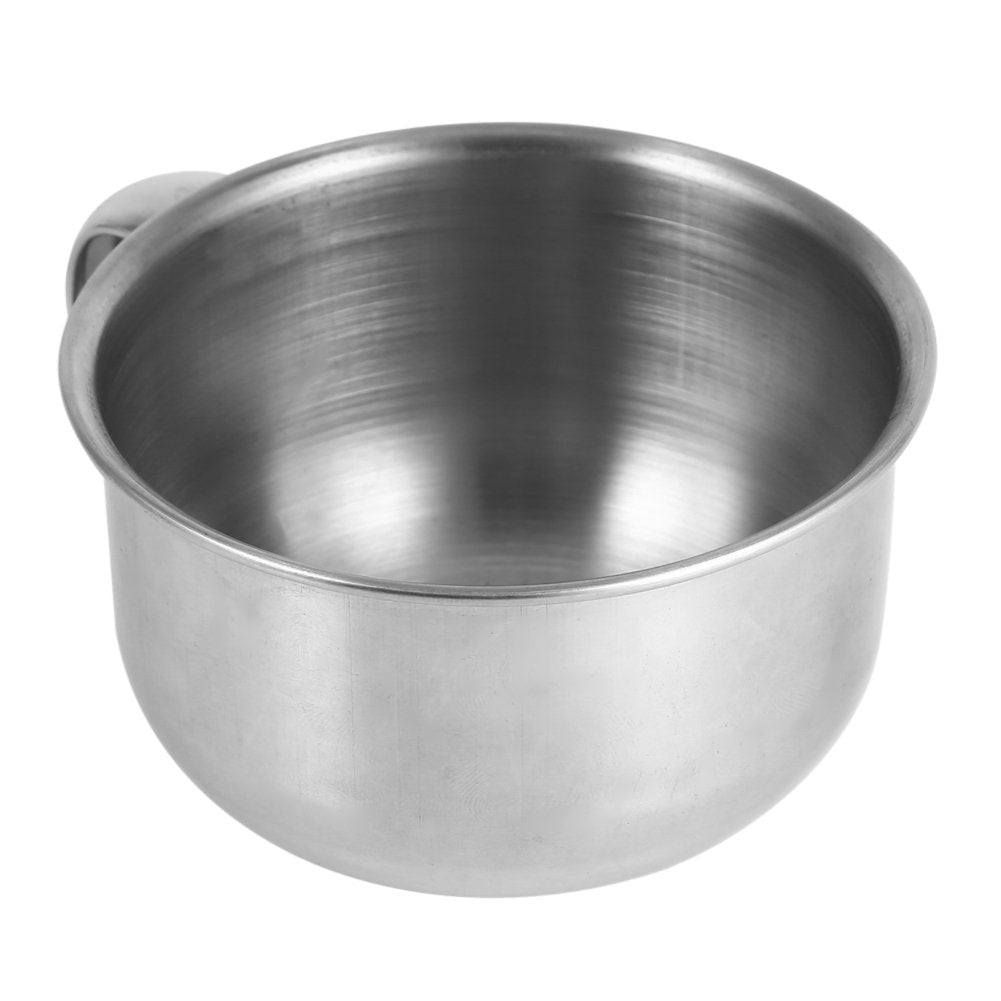 Tbest Metal Circle Soap Cup For Shaving,Shaving Soap Bowl Lather Lot Stainless Steel,Shaving Mug New Stainless Steel Metal Shaving Soap Mug Bowl Cup Beauty and Personal Care Tbest