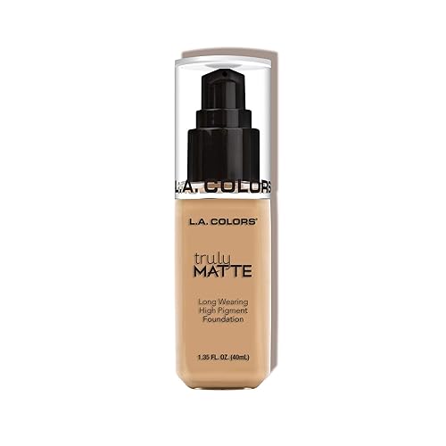 L.A. COLORS Truly Matte Foundation, Natural CLM352 Beauty & Personal Care L.A. COLORS