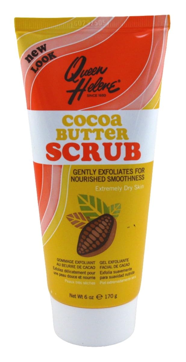Queen Helene Cocoa Butter Natural Facial Scrub, 6 Ounce - 6 per case. Beauty & Personal Care Queen Helene