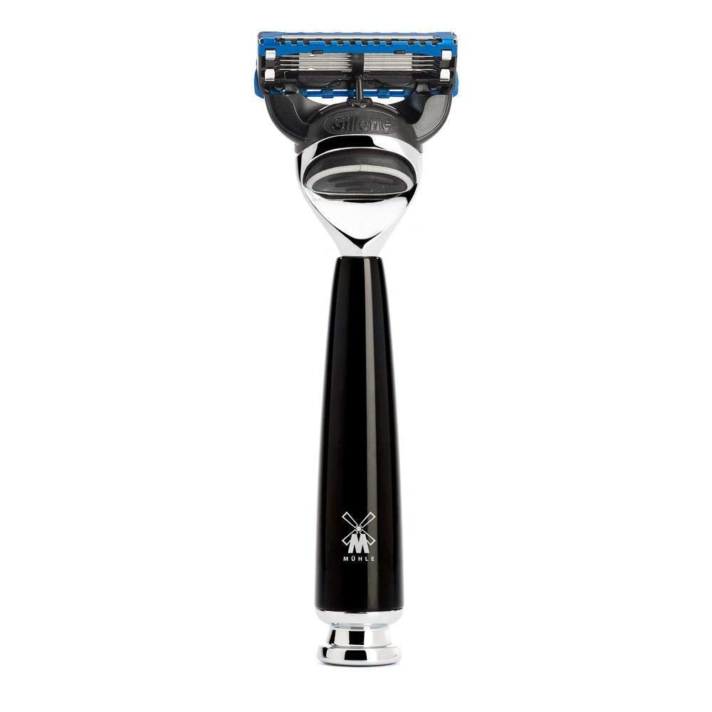 MÜHLE RYTMO Shaving Kit for Men, Black Wet Shaving Grooming Set Beauty and Personal Care MÜHLE