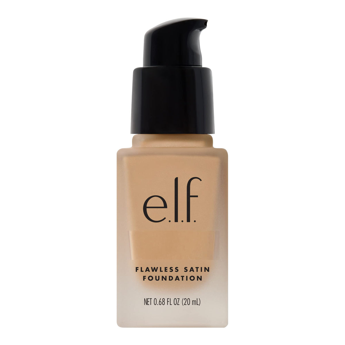 e.l.f. Flawless Satin Foundation, Lightweight & Medium Coverage, Semi-Matte Finish, Vegan , Vanilla, 0.68 Fl Oz (20mL) Beauty & Personal Care e.l.f.