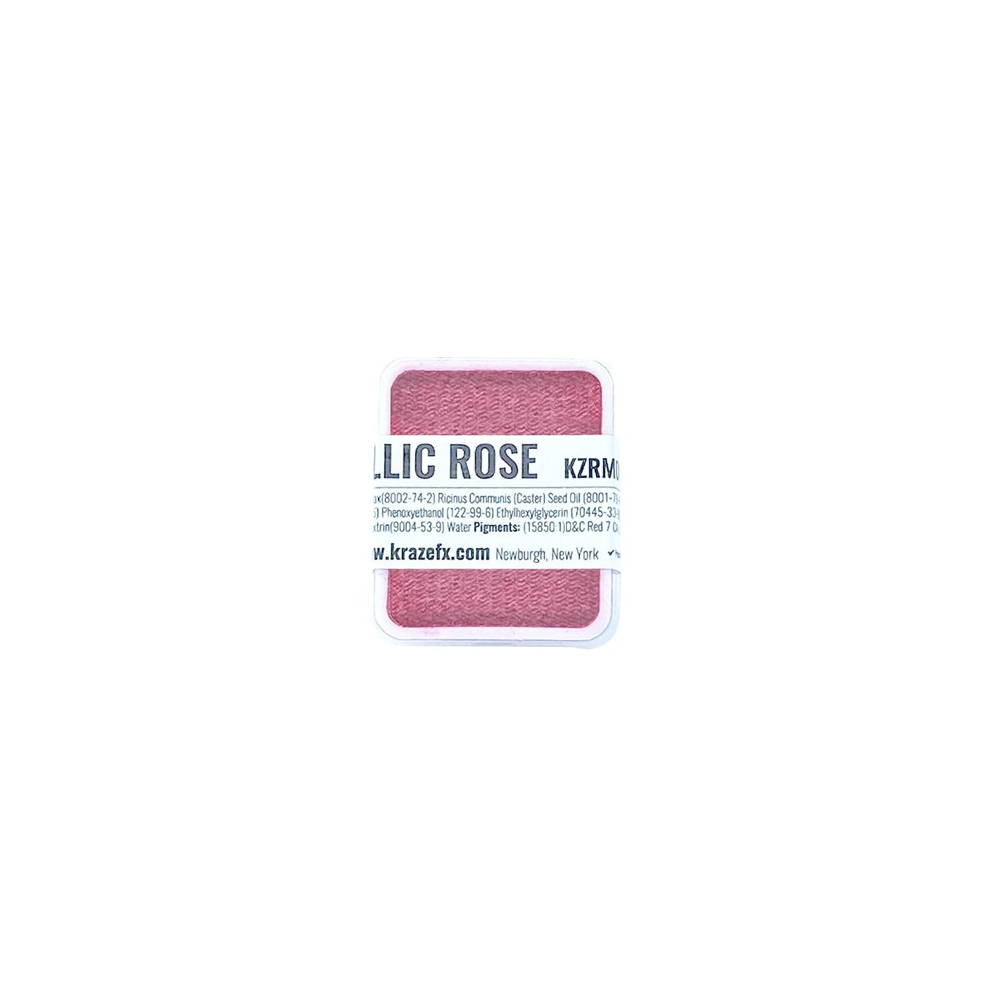 Kraze FX Face Paint Palette Refill - Metallic Rose Face Paint (6 gm) - Hypoallergenic Non-Toxic Water Activated Professional Halloween Face & Body Beauty & Personal Care Kraze FX