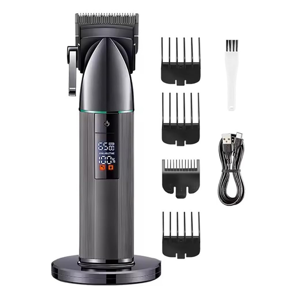 GLESVOWIO Hair Clippers for Men Professional Electric Clipper Rechargeable Cordless Beard HairTrimmer Men's Adjustable Haircut Machine Kit Beauty and Personal Care GLESVOWIO