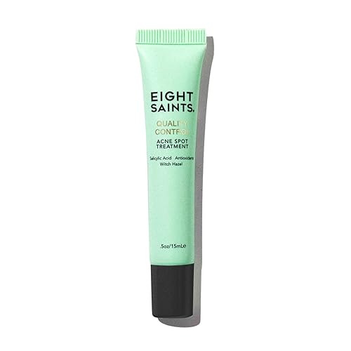 Eight Saints Quality Control Acne Treatment For Face Pimples and Zits with 2% BHA Salicylic Acid, Natural and Organic Acne Spot Treatment, Fast Acne Beauty & Personal Care Eight Saints