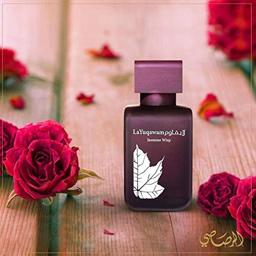 RASASI La Yuqawam Jasmine Wisp Women EDP - 75 ml(2.5 oz) | Tangerine, Iris, Leather, Galbanum Essence, Tangerine, Violet Leaves, Clary Sage & Mate Beauty & Personal Care RASASI