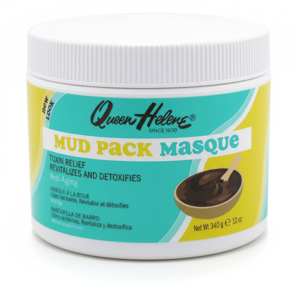 Queen Helene Mud Pack Masque, 12 Ounce, Cleanser, Softening, Smoothening, Tightens Loose Skin, Stimulates Blood Circulation Beauty & Personal Care Queen Helene