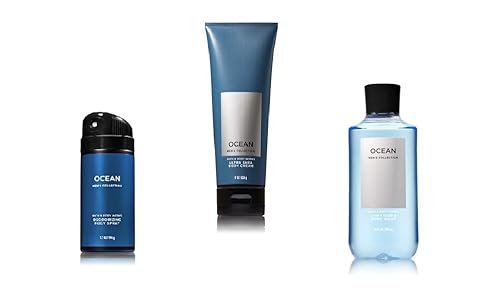 Bath Body Works Men's Ocean Spray, Cream and Body Wash Beauty & Personal Care Bath & Body Works