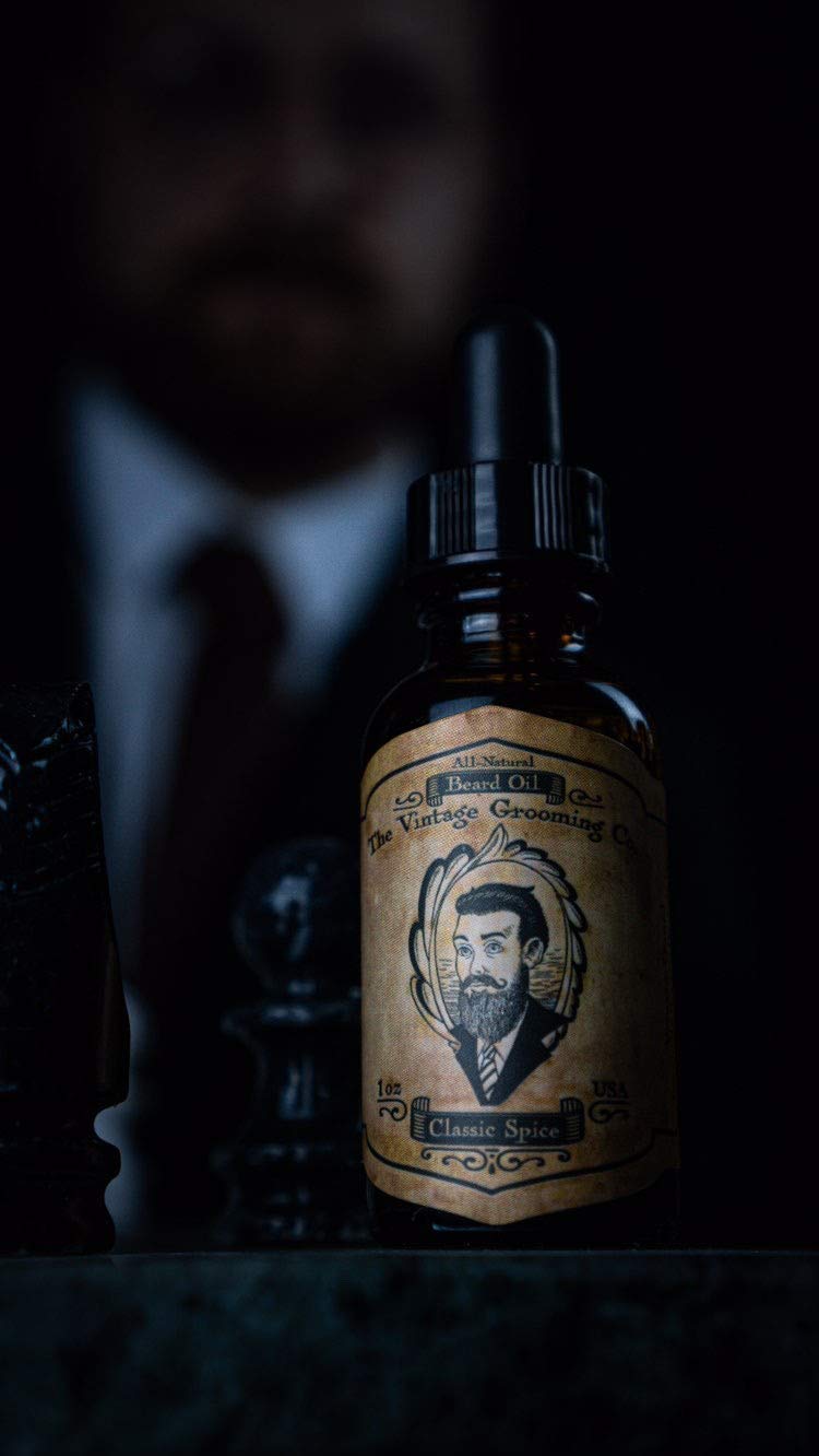 THE VINTAGE GROOMING CO. Classic Spice Beard Oil (1oz) All-Natural Beauty & Personal Care THE VINTAGE GROOMING CO.
