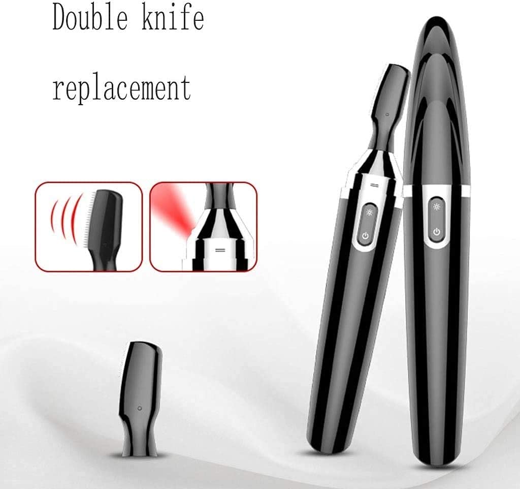DABEDE Eyebrow Trimmer, Eyebrow Razor for Women and Men, Painless Instant Hair Removal, Great for Eyebrows, Face Hair (Color : Pink) Beauty and Personal Care DABEDE