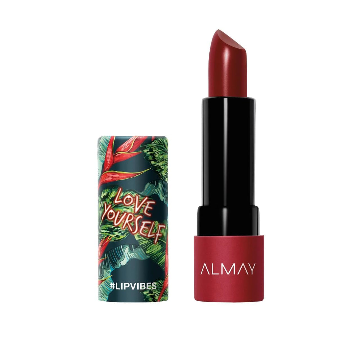 Almay Lip Vibes Lipstick with Vitamin E Oil & Shea Butter, Matte Cream Finish, Hypoallergenic, Love Yourself, 0.14 Oz Beauty & Personal Care Almay