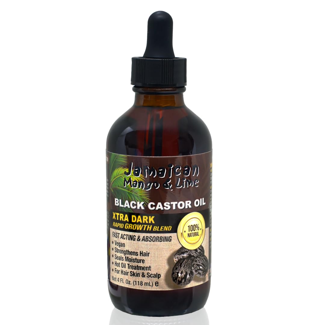 Jamaican Mango & Lime Black Castor Oil - Hair & Scalp Oil for Locs, Braids, Twists & Natural Hair - Strengthens, Moisturizes & Promotes Hair Growth Beauty & Personal Care Jamaican Mango & Lime