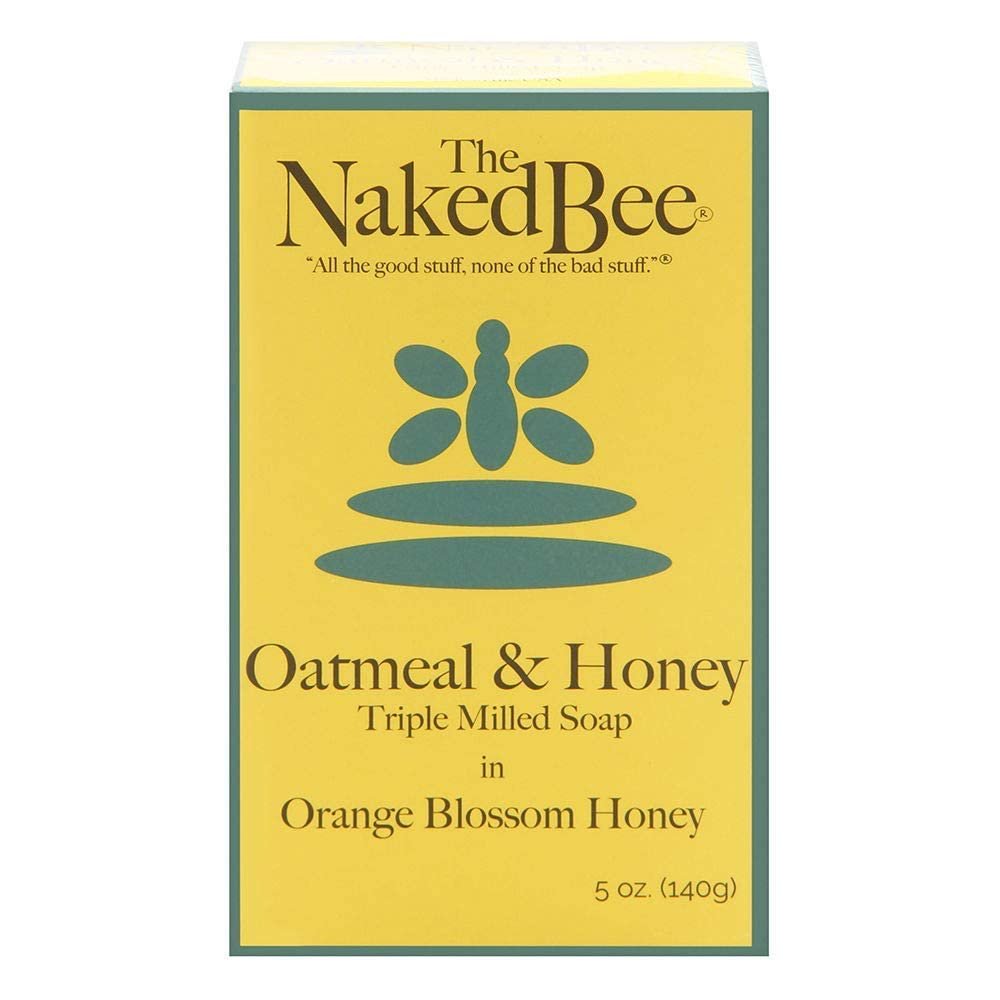 The Naked Bee Orange Blossom Honey Bar Soap (5 oz) Gentle Bar Soap for Deep Nourished and Long-Lasting Moisture with Triple Milled Oatmeal & Honey Beauty & Personal Care The Naked Bee