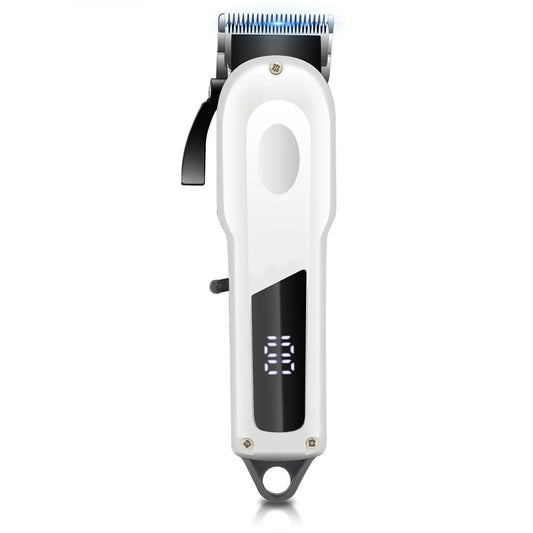 QDKVTNDJZ Electric Hair Trimmer Professional Salon High Power Clippers with 4 Combs Home Use Beard Razor Pusher USB Charging 7000RPM Beauty and Personal Care QDKVTNDJZ
