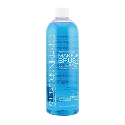 Cinema Secrets Original Blue Vanilla Makeup Brush Cleaner Solution - Professional Cleanser for Makeup Brushes - Quick-Drying, Rinse-Free Formula Beauty & Personal Care CINEMA SECRETS