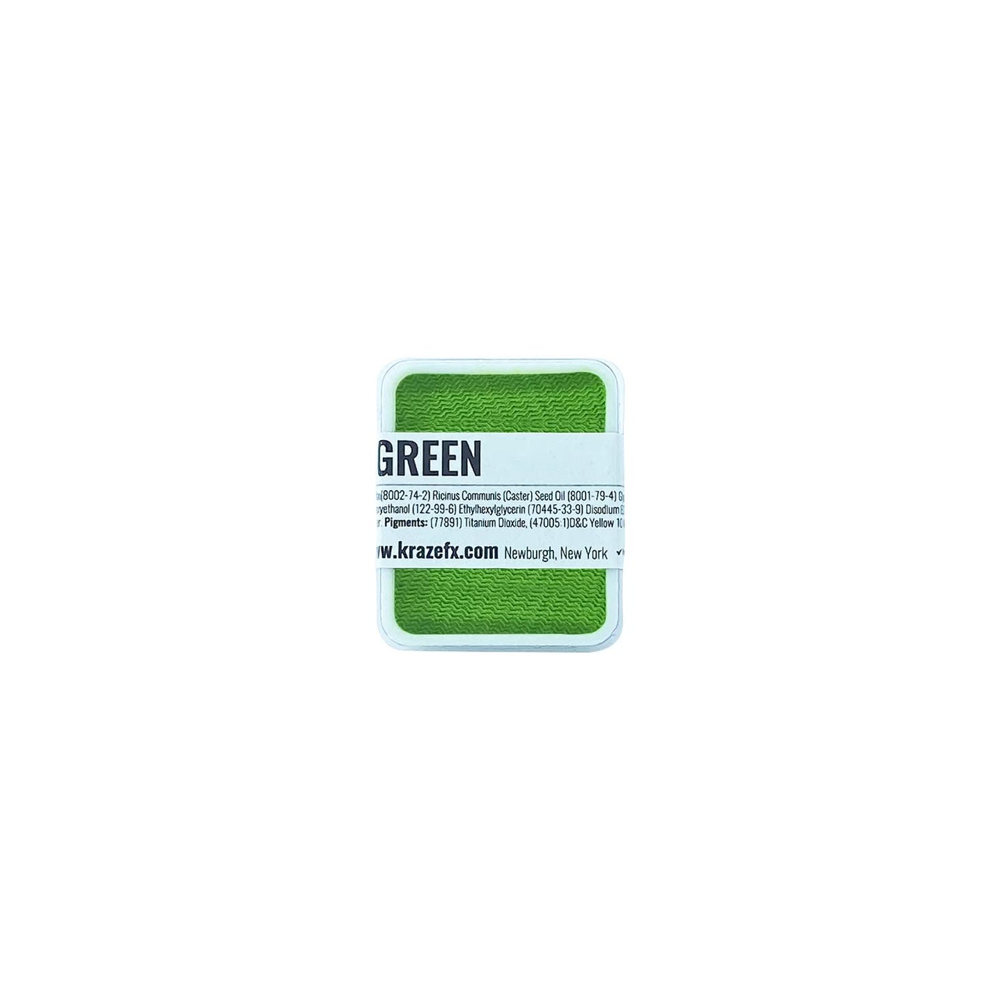 Kraze FX Face Paint Palette Refill - Lime Green Face Paint (6 gm) - Hypoallergenic Non-Toxic Water Activated Professional Halloween Face & Body Beauty & Personal Care Kraze FX