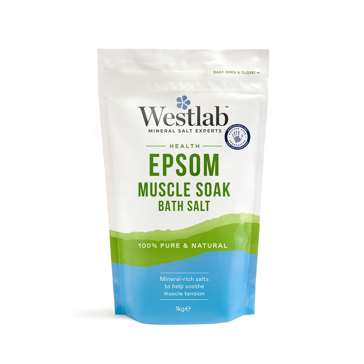 Westlab Reviving Epsom Salt, 1 kg Beauty and Personal Care Westlab