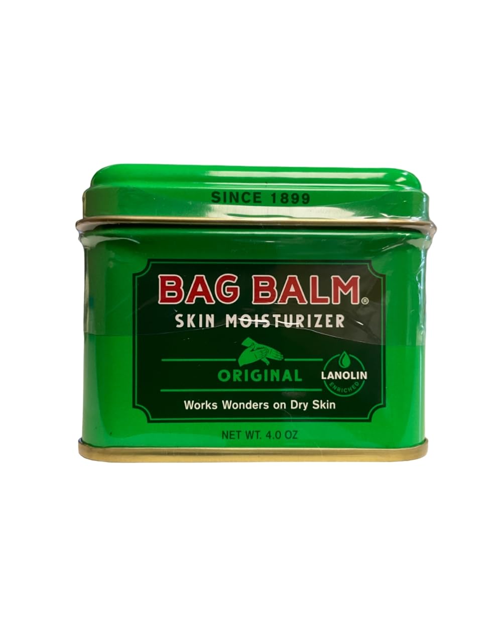 Bag Balm Vermont's Original Moisturizing for Dry Skin, Chapped Lips, Cracked Heels, Dog Paw Pads + More. 118 ml (4 oz) Tin (3) Beauty and Personal Care Bag Balm