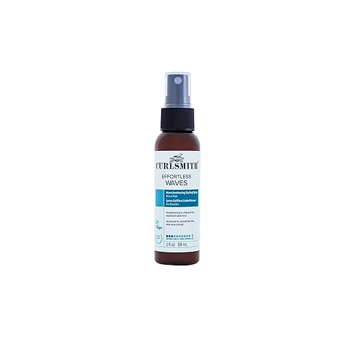 CURLSMITH - Effortless Waves Styling Spray, Lightweight and Moisturising, Reduce Frizz, Natural Look, For Wavy and Curly Hair, Vegan (59ml/2 fl oz) Beauty & Personal Care CURLSMITH