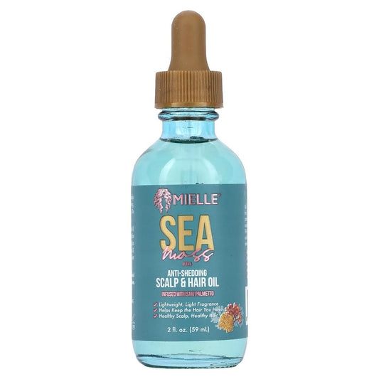Mielle Anti-Shedding Scalp & Hair Oil, Sea Moss, 2 fl oz (59 ml) Beauty & Personal Care Mielle Organics