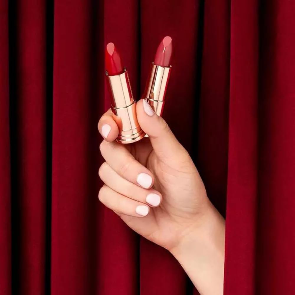 FLOWER BEAUTY By Drew Barrymore Perfect Pout Moisturizing Lipstick - Soothes Lips + Hydrates - Creamy Lip Tint + Natural Looking Shine + Buildable Beauty & Personal Care FLOWER BEAUTY