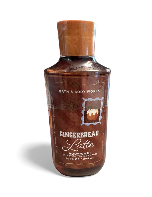 Bath and Body Works Gingerbread Latte Shower Gel 10 Ounce Full Size Beauty & Personal Care Bath & Body Works