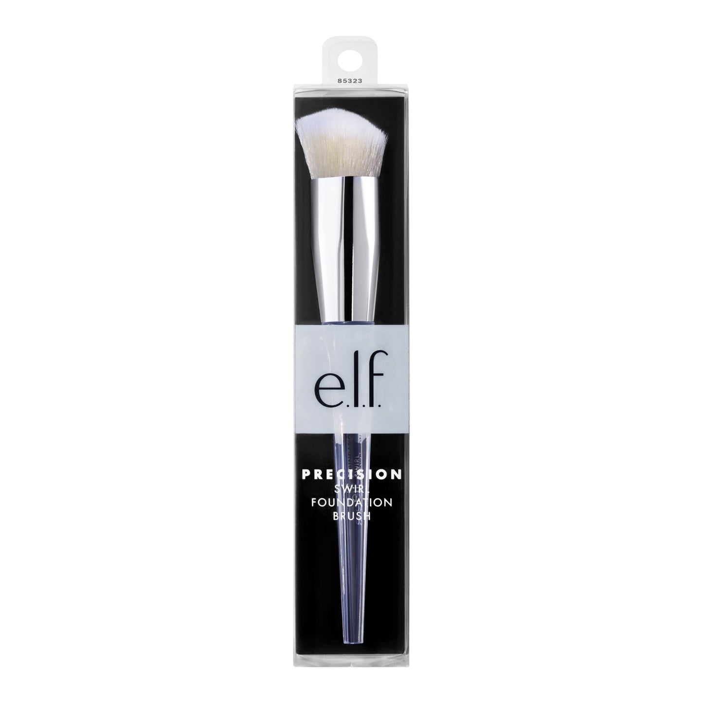 e.l.f. Precision Swirl Foundation Brush, Blends Liquid Foundation Smoothly Onto Skin, Triangular Handle For Ultimate Control, Vegan & Cruelty-Free Beauty & Personal Care e.l.f.