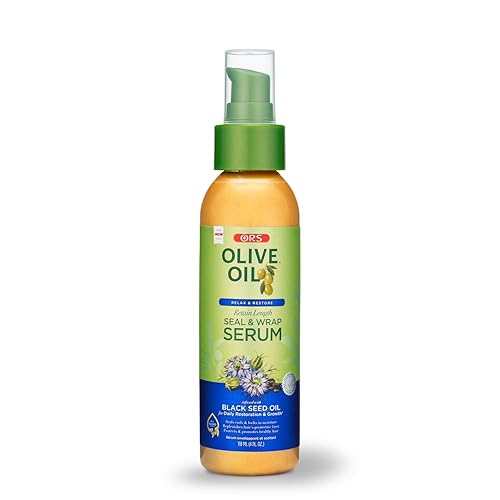 ORS Olive Oil Relax & Restore Retain Length Seal & Wrap Serum, 4oz Beauty & Personal Care ORS
