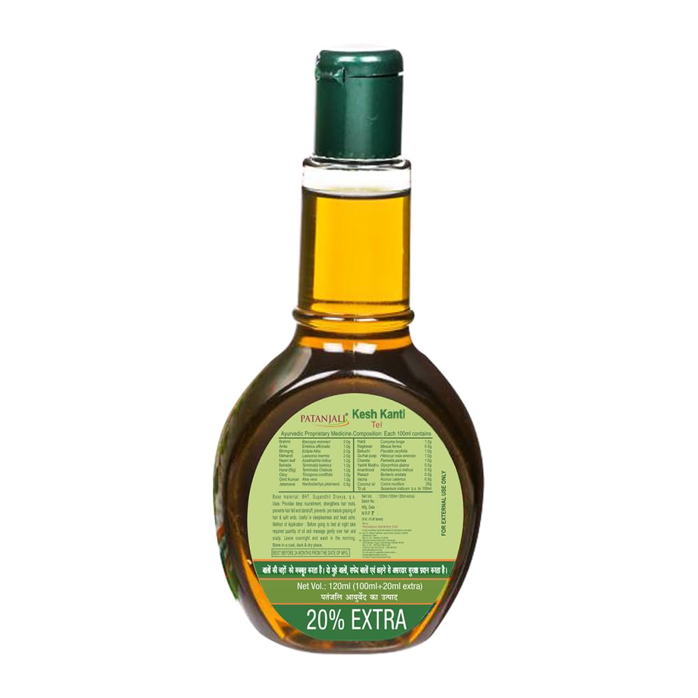 PATANJALI Kesh Kanti Oil (120 ml) Beauty & Personal Care patanjali