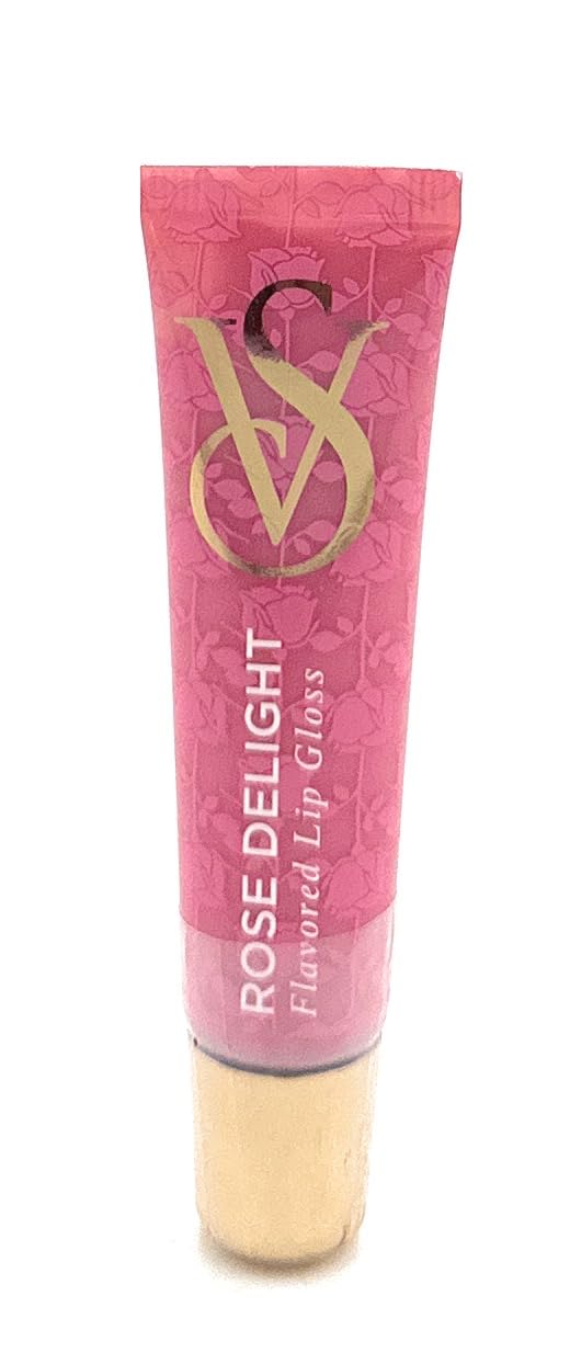 Victoria's Secret Flavored Lip Gloss Rose Delight 0.46 Oz Beauty & Personal Care Victoria's Secret