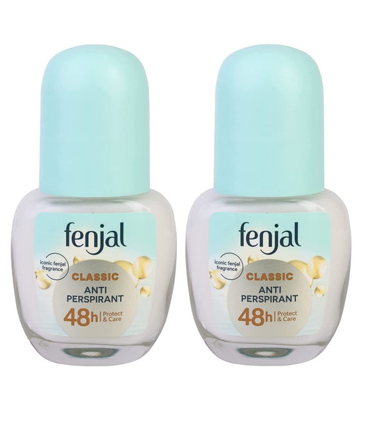 KHALI Organic Care Fenjal Crème Deodorant Roll-On 50ml (Pack of 2) Beauty and Personal Care KHALI
