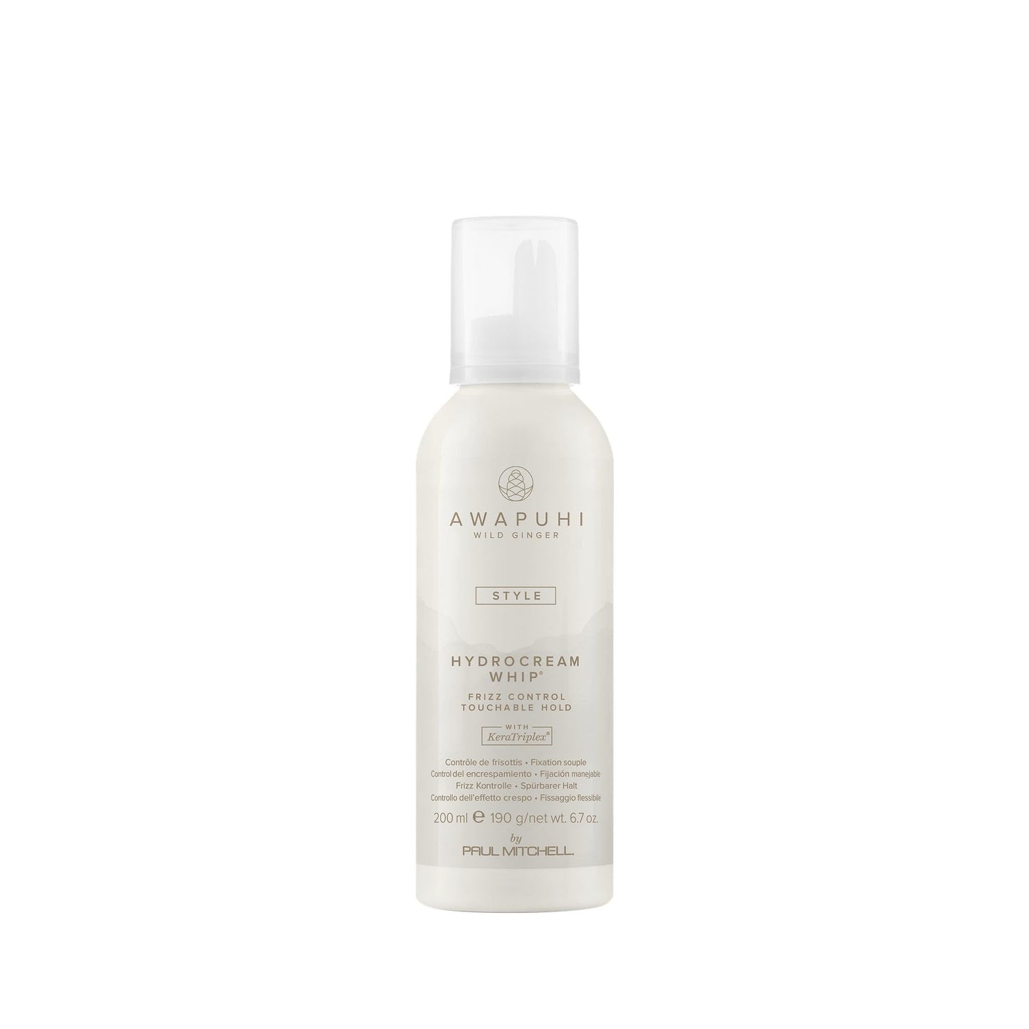 Awapuhi Wild Ginger by Paul Mitchell HydroCream Whip Mousse, Frizz Control, Touchable Hold, For All Hair Types, 6.7 oz. Beauty & Personal Care Awapuhi Wild Ginger