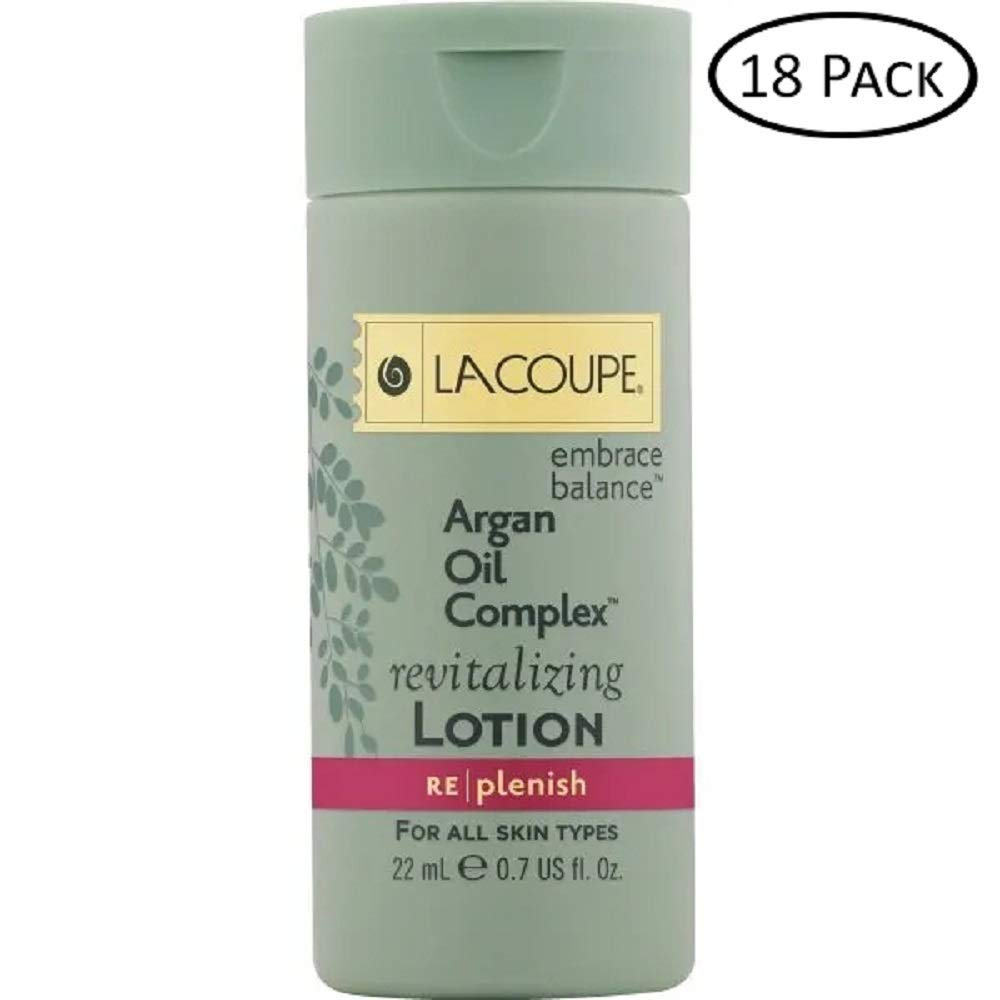 LA Coupe Lotion Argan oil complex revitalizing lotion - Set of 18 - 0.75 Oz each - total 13.5 Oz Beauty & Personal Care LA COUPE