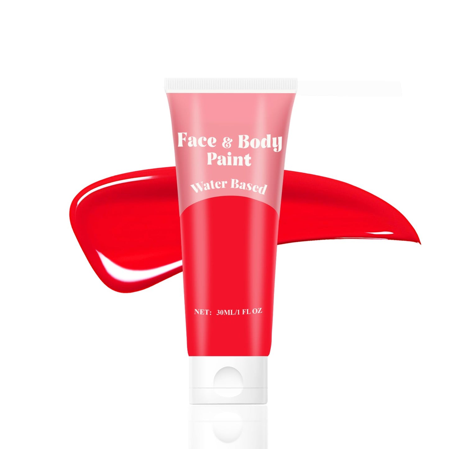 Red face body paintRed Water Based Face Body Paint?Washable Face Paint For Devil Clown Nose Red Body Paint for Halloween SFX Cosplay Costumes Beauty & Personal Care TUHPIBK