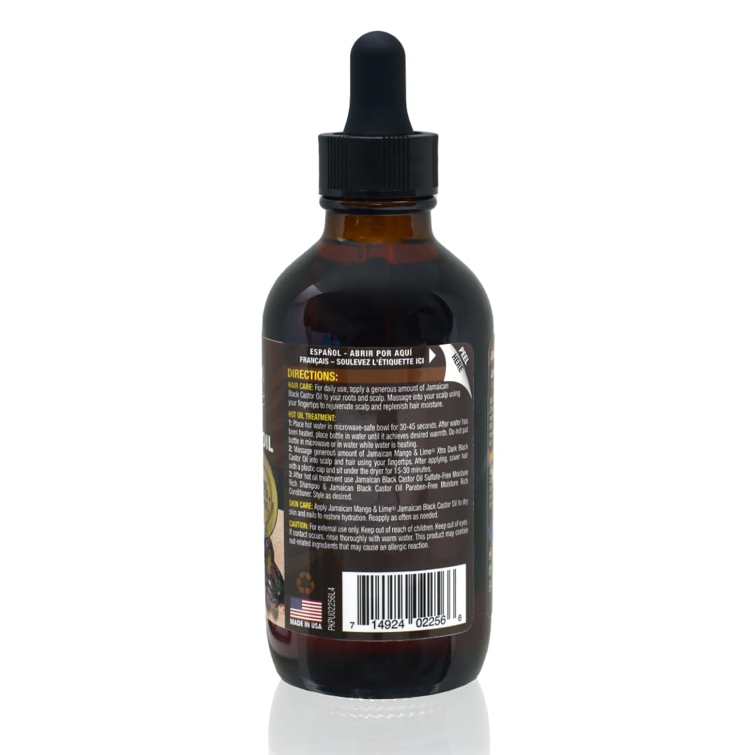 Jamaican Mango & Lime Black Castor Oil - Hair & Scalp Oil for Locs, Braids, Twists & Natural Hair - Strengthens, Moisturizes & Promotes Hair Growth Beauty & Personal Care Jamaican Mango & Lime