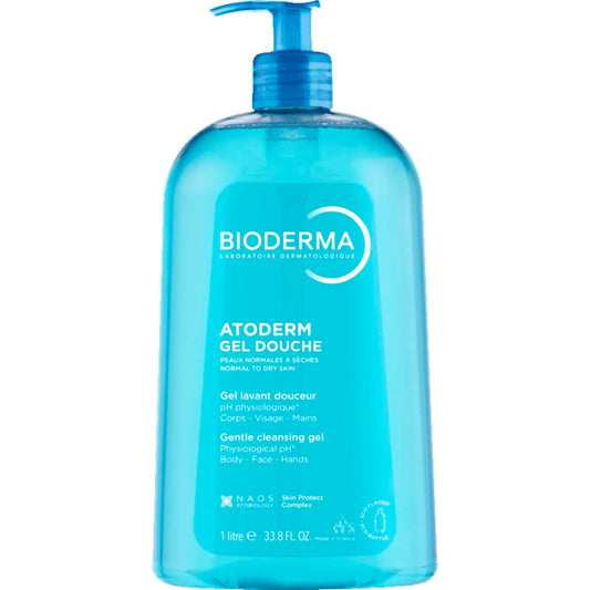 Bioderma - Atoderm Hydrating Shower Gel Body Wash - Moisturizing Face and Body Cleanser for Normal to Dehydrated Sensitive Skin Beauty & Personal Care Bioderma