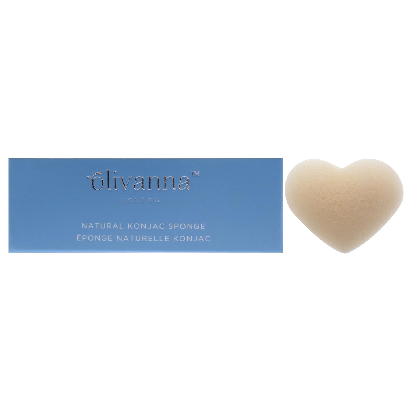 Olivanna Konjac Sponge - Deep Cleansing and Exfoliating Makeup Remover - Face Sponge for Cleansing and Refining Pores - 1 Pc Beauty and Personal Care Olivanna