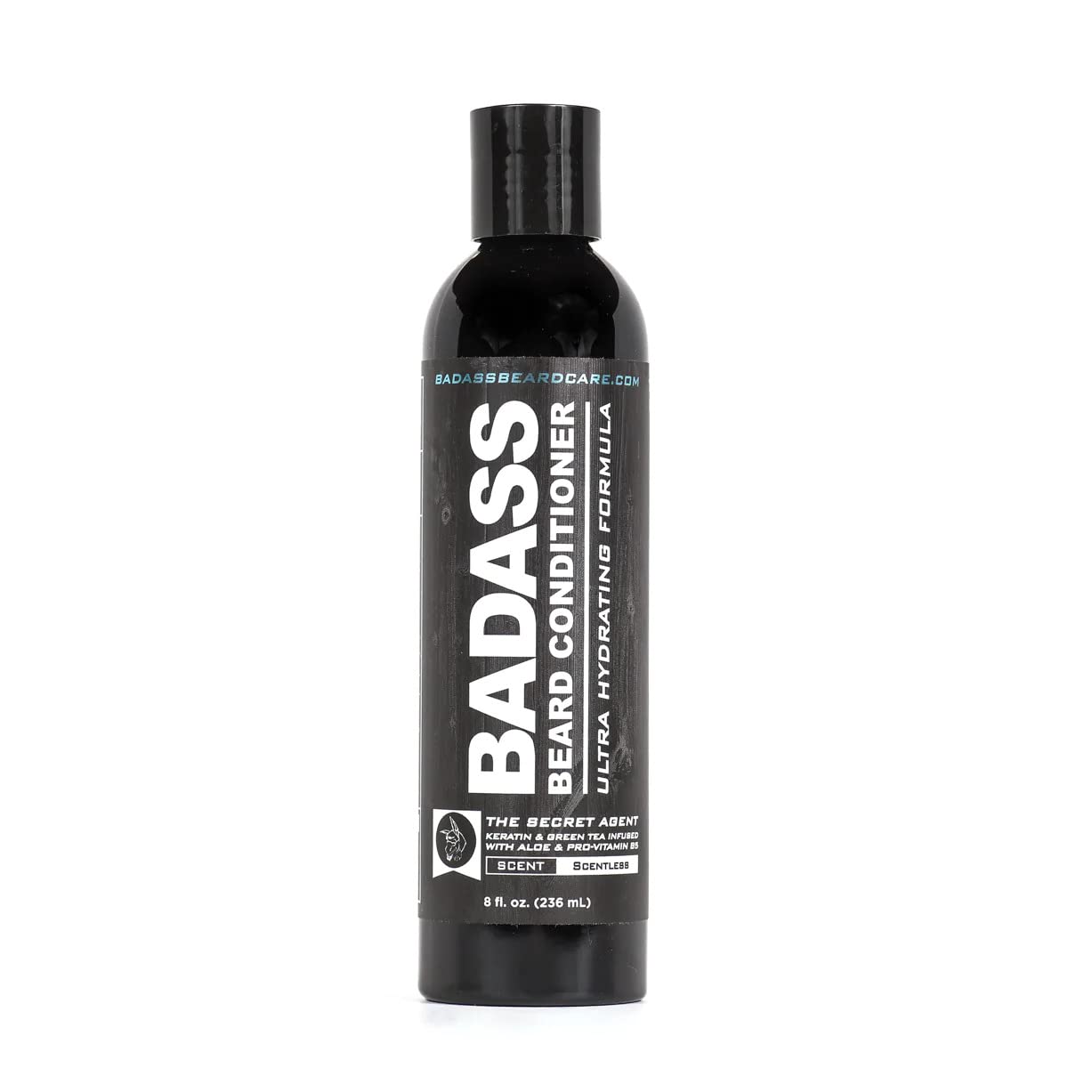 Badass Beard Care Beard Conditioner For Men - THE SECRET AGENT, 8oz - Made of Natural Ingredients for A Healthy, Soft, & Itch Free Beard and Mustache Beauty and Personal Care Badass Beard Care