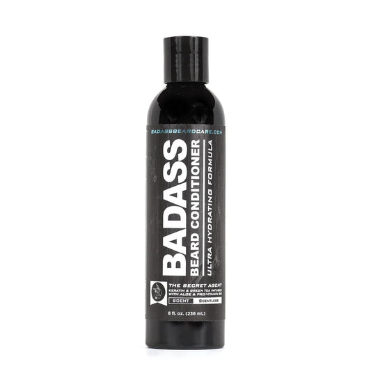 Badass Beard Care Beard Conditioner For Men - THE SECRET AGENT, 8oz - Made of Natural Ingredients for A Healthy, Soft, & Itch Free Beard and Mustache Beauty and Personal Care Badass Beard Care