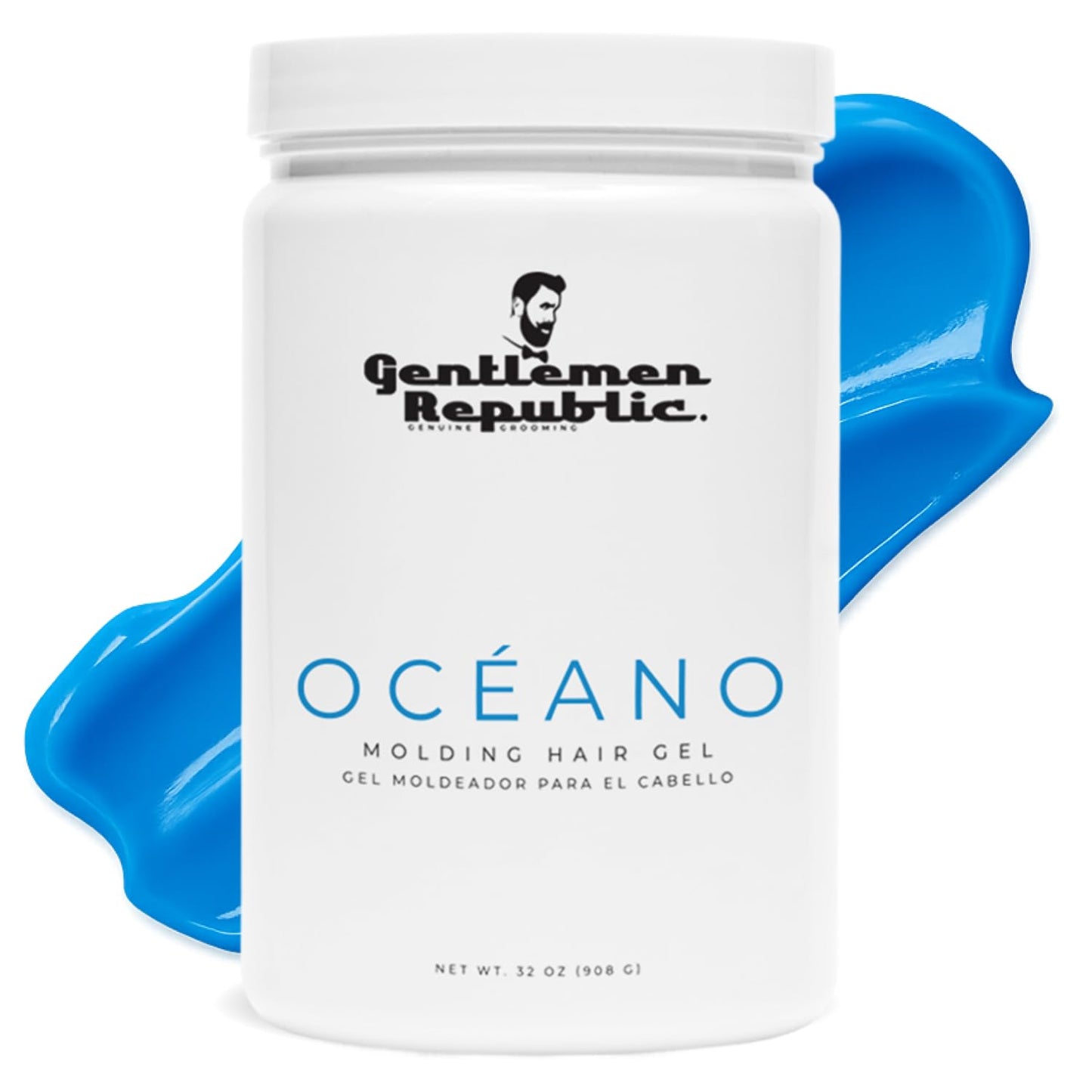 Gentlemen Republic Oceano Men's Hair Gel 32oz - Strong Touchable Hold and High Shine Styling Gel for Hair, 100% Alcohol-Free Professional Formula Beauty & Personal Care Gentlemen Republic