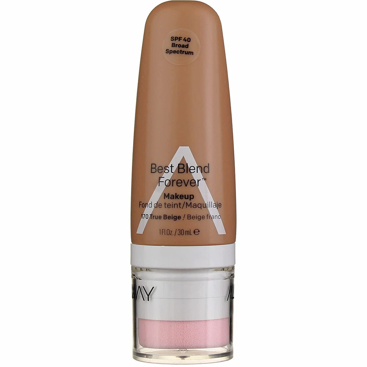 Almay Best Blend Forever Foundation, True Beige, 1 fl. oz., SPF 40 Broad Spectrum