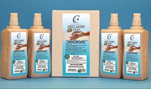 Nuts About Soap Industrial Auto Mechanics Hand Soap | Certified Green Walnut Shell Scrubbers Tough on Oil, Grease, Paint, Ink | Soft On Hands Beauty & Personal Care Nuts About Soap