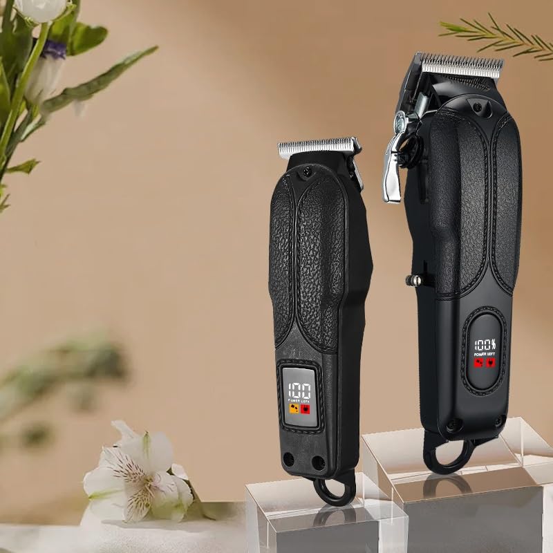 NSUQOA JSEIAJB Electric Charging Pusher Adult Carving Electric Pusher Scissors Home Barber Digital Display Beauty and Personal Care NSUQOA